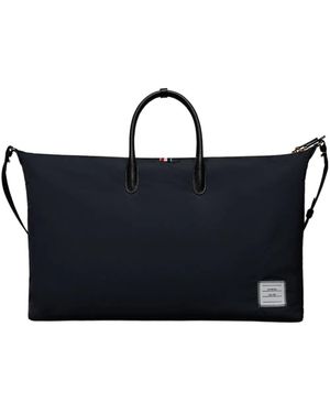 Thom Browne Twill Duffle Bag - Black