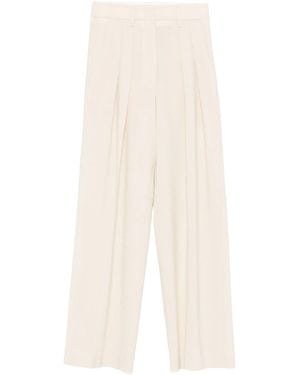 forte_forte Belt-Tie Trousers - White