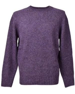 Brunello Cucinelli Raglan-Sleeve Jumper - Purple