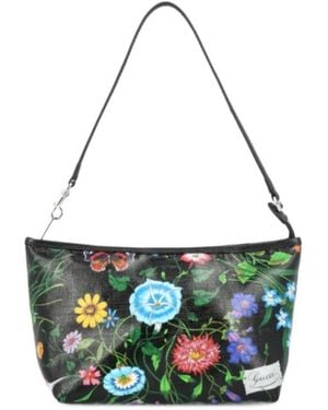 Gucci Small Lady Lunetta Flora-Print Tote Bag - White