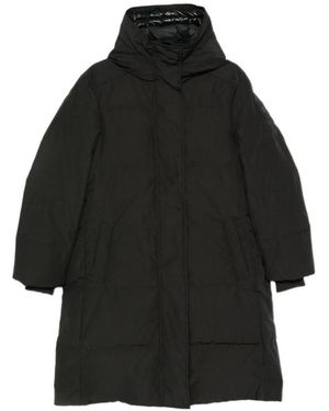 Canada Goose Hooded Padded Coat - Black