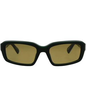 Jacquemus Minimalist Rectangular Sunglasses - Green