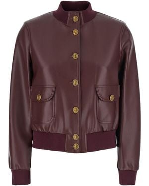 Twinset Button-Fastening Jacket - Brown
