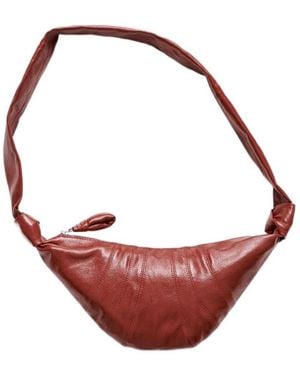 Lemaire Small Croissant Cotton Bag - Red