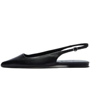 Aeyde Annora Pointed Toe Flats - White