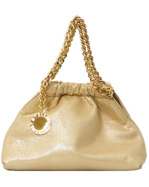 Stella McCartney Falabella Mini Drawstring Tote Bag - Metallic
