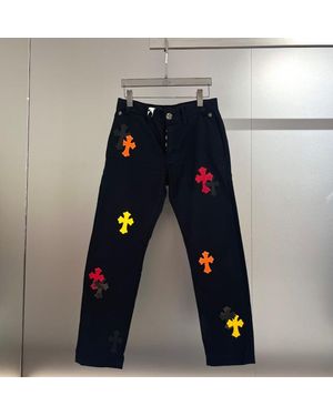 Chrome Hearts Belt Loops Slacks - Blue