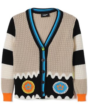 Barrow Open-Knit Cotton Cardigan - Black