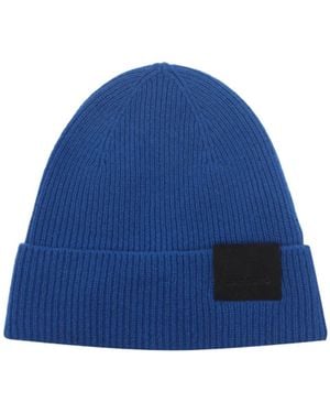 Tom Ford Cuffed Knit Hat - Blue