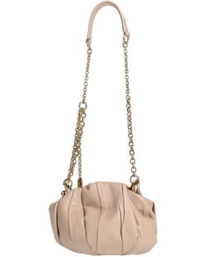 Chloé Medium-Sized Leather Bucket Bag - Natural