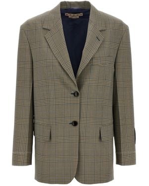 Marni Prince Of Wales Blazer - Green