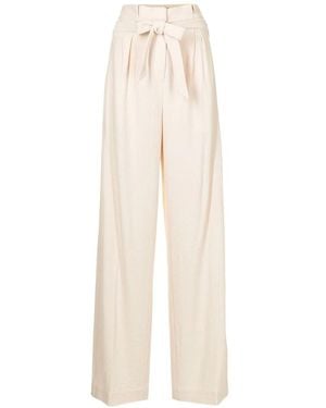 Jonathan Simkhai Emiko Textured Wide-Leg Trousers - White
