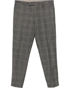 PT01 Checked Trousers - Grey