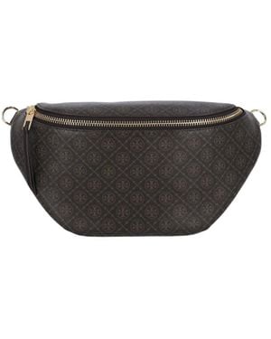 Tory Burch T Monogram Zipped Belt Bag - Black