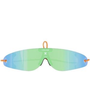 Celine Logo Sunglasses - Green