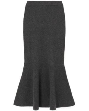Altuzarra Ios Wool-Blend Midi Skirt - Black