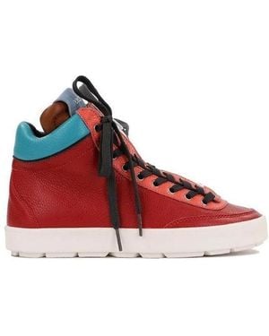 Dolce & Gabbana Strap-Up Casual Trainers - Red