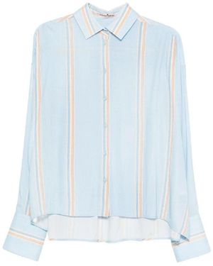 Ermanno Scervino Striped Shirt - Blue
