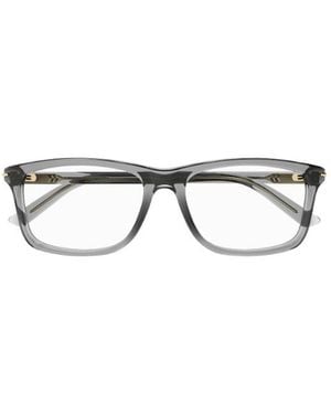 Gucci Eyewear Rectangle Frame Glasses - White