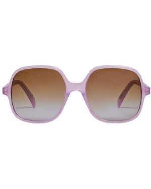 Celine Oversized S244 Sunglasses - White