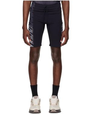 On Shoes Zero Half Tights Running Drawstring Shorts - Blue