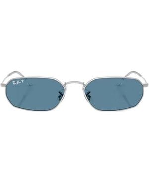 Ray-Ban Geometric Frame Sunglasses - Blue