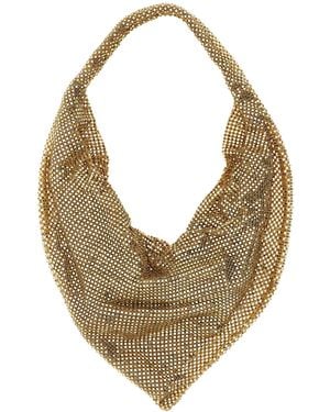 Benedetta Bruzziches Zippered Shoulder Bag - Metallic