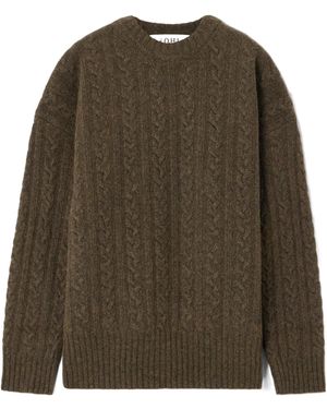 Rohe Wool-Blend Turtleneck Jumper - Green