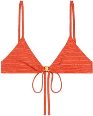 Celine Triomphe Triangle Top - Red
