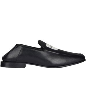 Givenchy Label Loafers - Black