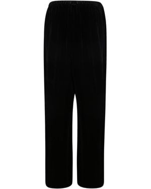 Rohe Relaxed Velvet Pull-On Pants - Black