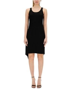 Helmut Lang Round-Necked Sleeveless Dress - Black