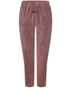 Fear Of God Logo Detail Joggers - Purple
