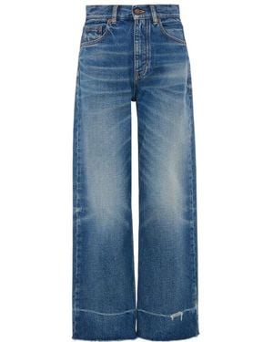 Chloé Chloé High-Rise Wide-Leg Jeans - Blue