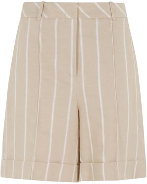 Eleventy Belt Loop Shorts - Natural