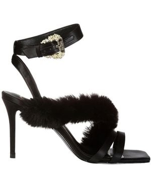 Versace Jeans Couture Couture Emily Heeled Sandals - Black