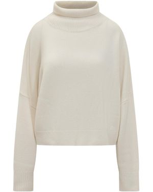 Loulou de Saison High-Neck Pullover Sweater - White