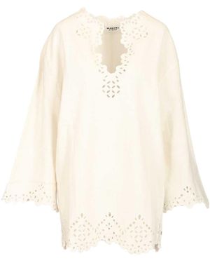 Isabel Marant Long-Sleeved Cover-Up - White