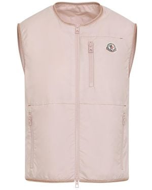 Moncler Alshain Zipped Gilet - Pink