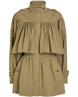 Chloé Casual Trench Coat - Green