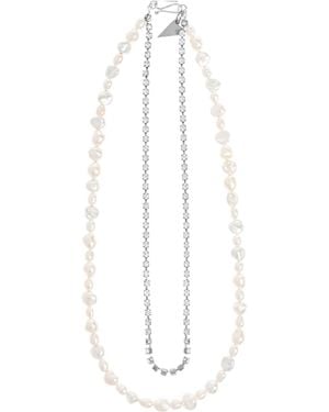 forte_forte Embellished Necklace - White