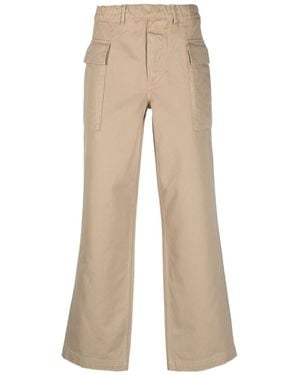 sunflower Straight-Leg Cargo Casual Trousers - Natural