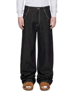 Entire studios Ascent Straight-Leg Jeans - Black