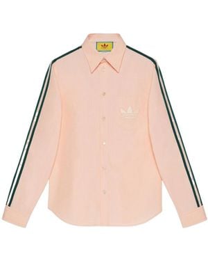 Gucci X Adidas Logo Shirt - Natural