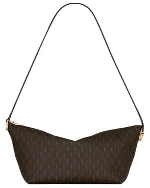 Saint Laurent Le Monogramme Zip-Up Crossbody Bag - White