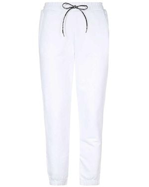 Vivienne Westwood Orb Embroidered Drawstring Track Trousers - White
