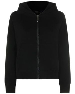 Max Mara Long-Sleeved Hooded Sweatshirt - Black