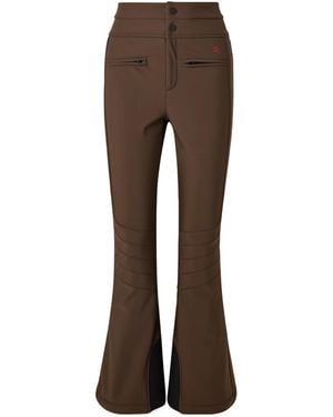 Perfect Moment Aurora Embroidered Bootcut Ski Pants - Brown