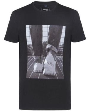 Armani Jeans Printed T-Shirt - Black