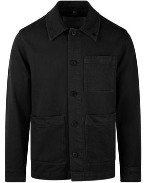 Closed Twill-Weave Shirt Jacket - Black